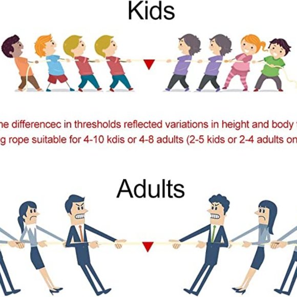 New Tug of War Rope with Flag for Kids Teens Adults Soft Durable Rope Party Game - Picture 4 of 4